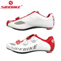 Les chaussures de recyclage respirables de vitesse sportive, bicyclette de route chausse la bonne absorption des chocs
