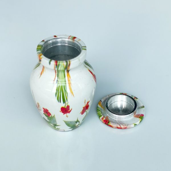 Wholesale Floral Pet Urn Colorful Keepsake for Distributors