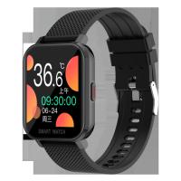 MT28 1,54 monitoração de tempo real dos homens do Smart Watch da polegada HD do coração Rate Sport Smartwatch For Andro do tempo da temperatura corporal