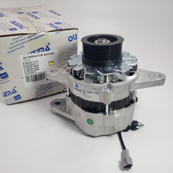 8-98092116-0 8-97375017-1 Assy Alternator 0-35000-4598 0-35000-4558 0-35000-4848 714/40523 For HITACHI ZAX200 4HK1 JCB