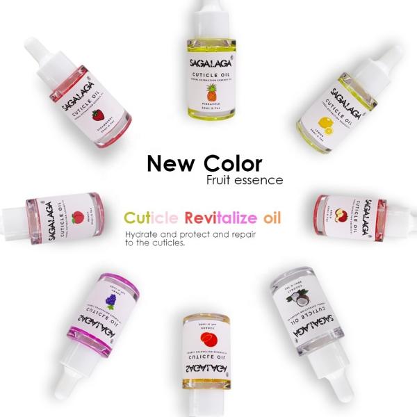 Custom Logo Bottle Vegan Cuticle Oil for Repaired Moisturized and Strengthened Nails 13 Flavor Options