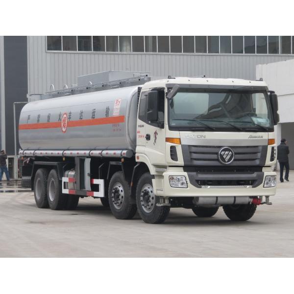 25 Ton Fuel Delivery Tank Truck , 30000 Liters Bobtail Fuel Truck Long Distance