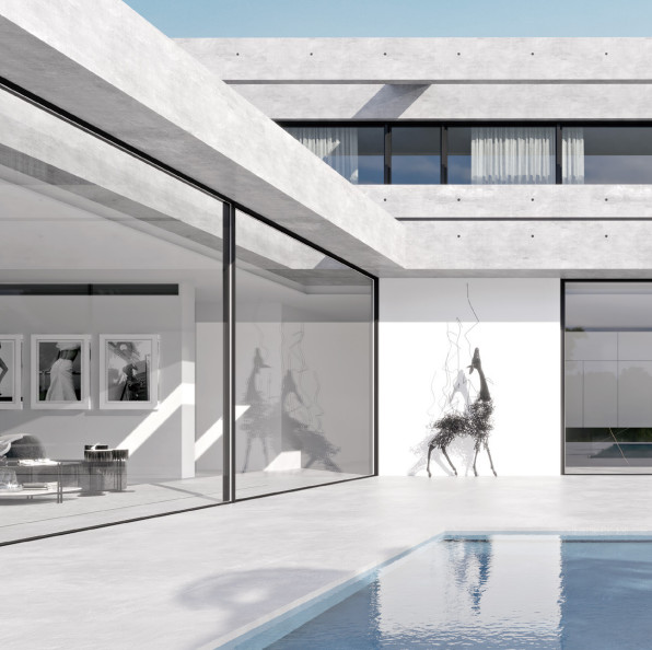 Energy Efficient Durable Design Aluminum Sliding Door with Smooth Operation for Residential and Commercial Use