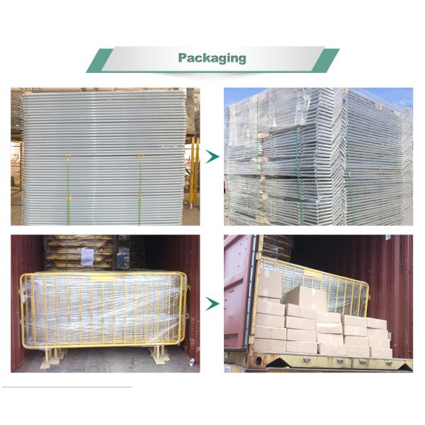 Dipped In Zinc bath Crowd Control Barrier
