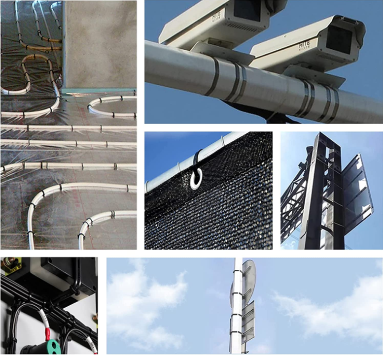 Customized Stainless Steel Cable Ties Long Lifespan Weather Resistant