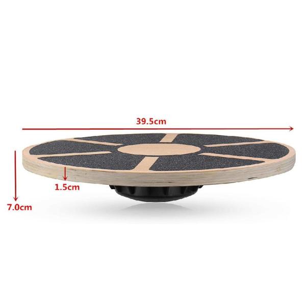 Wooden Balance Board Plate Yoga Balancer Anti-skid High Level Training Balance Gym Board