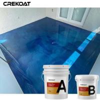 O revestimento metálico sem emenda do assoalho da cola Epoxy resiste a poeira e os líquidos da sujeira