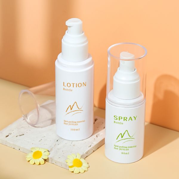 Wholesale PET Spray Bottle and Lotion Bottle - Customizable with Logo, FDA Approved, BPA Free, Impact Resistant Cosmetic Packaging