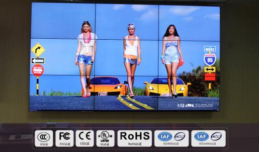 1080P Super Narrow Bezel Video HD LED Wall Display Seamless indoor 55 inch Lcd Video Wall