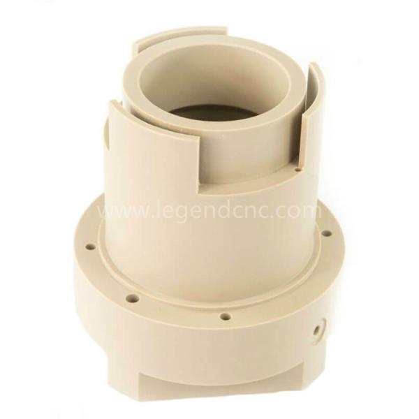 Professional Plastic Nylon CNC Machining , Pom Peek CNC Machining