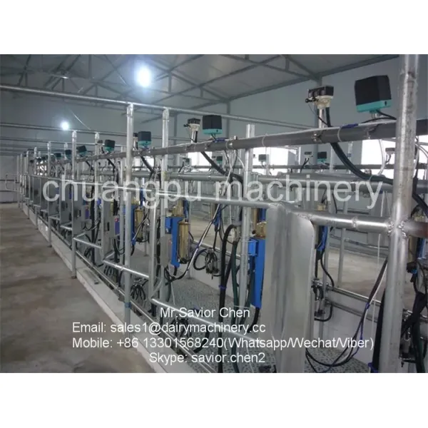 Herringbone Structure Cow Milking Machine with Waikato Milk Meter and CE ISO SGS FDA Certification