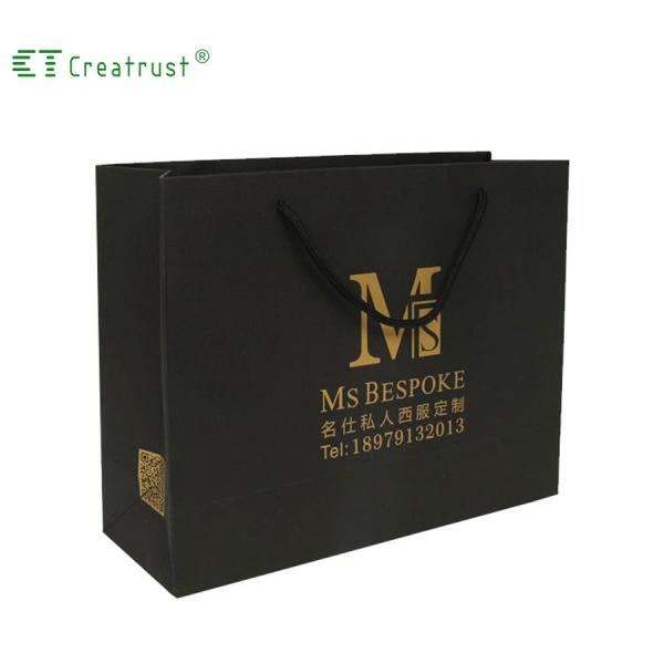 Creatrust High Quality White Flat Bottom Kraft Paper Handle Shopping Gift Kebab Wholesale Fancy Wedding Favor Boutique Bags