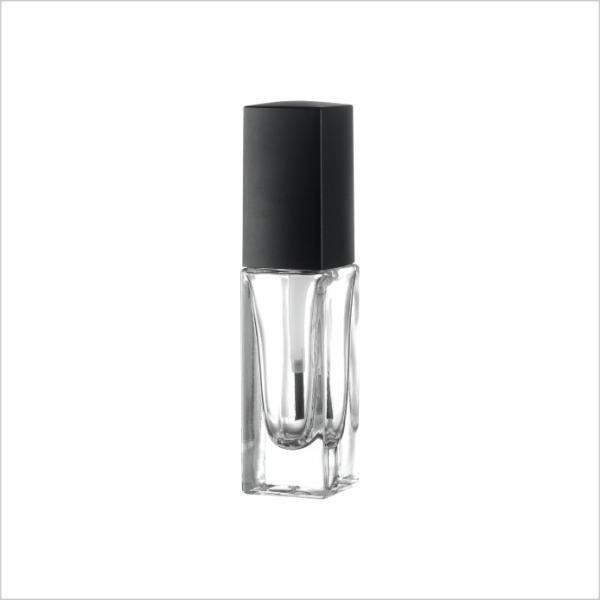 Пустая косметическая бутылка насоса маникюра с бутылкой стекла перевозчика маникюра щетки 7.5ml крышки