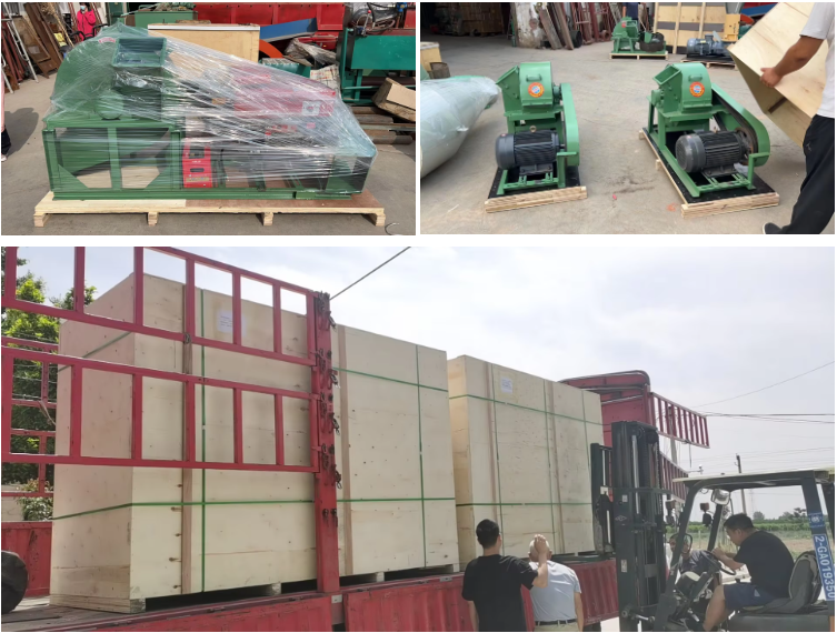 Multifunctional Wood Grinder Sawdust Machine with Diesel/Electric Motor & Gear High Capacity Waste Log Crusher Crusher Chipper & Shredder Sawdust Hammer Mill