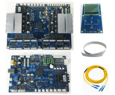 4720 Sistema de Controle de Impressora a Jato de Tinta W5113 Quatro Cabeças para Impressora Oval Digital Têxtil