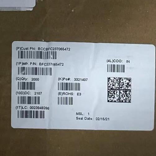 400vdc RAD Electronics Integrated Circuits BFC237065472 CAP FILM 4700PF 10%