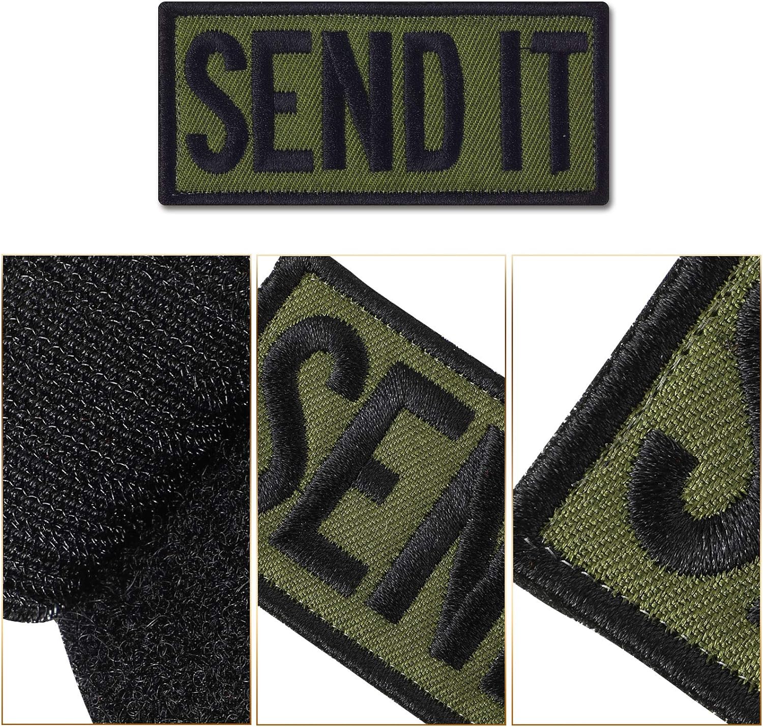 Wholesale Flag Tactical Embroidery Patch for Clothes Hat Team Stick-On Patches