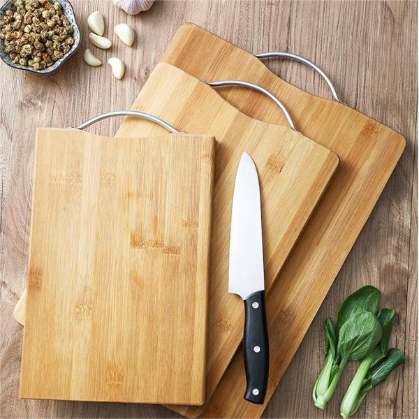 Мини Multi доска цели 20x20CM естественная бамбуковая прерывая для овощей и плодов