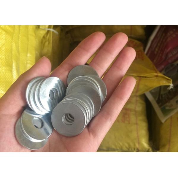 Yellow DIN 9021 Metal Flat Washers / Standard Plain Washers High Tensile