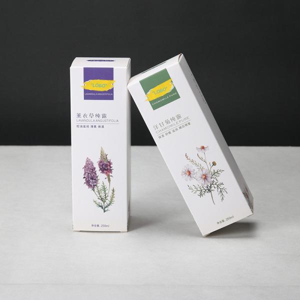 Hot Stamping Gold Foil Luxury Perfume Gift Box For Skin Care