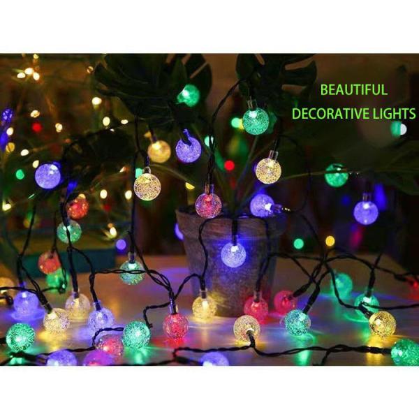 IP65 Hanging Solar Ball Light 46ft SMD0603 With 60 Bubble