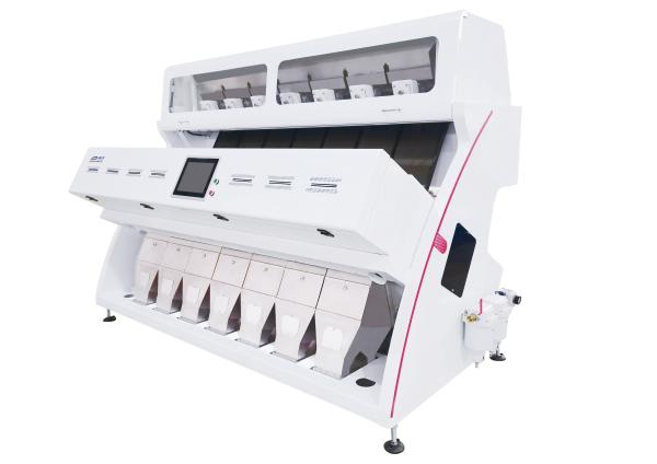 Optical RGB CCD Grain Wheat Sorter Machine 7 Chutes 448 Channels
