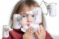 Nourrissons et enfants tenus dans la main de Mesh Nebulizer Machine Budesonide Fr de batterie
