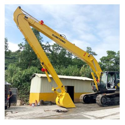 High Strength Q355B Long Reach Boom For 20 Ton Excavators , Excavator Long Boom Arm For Sale