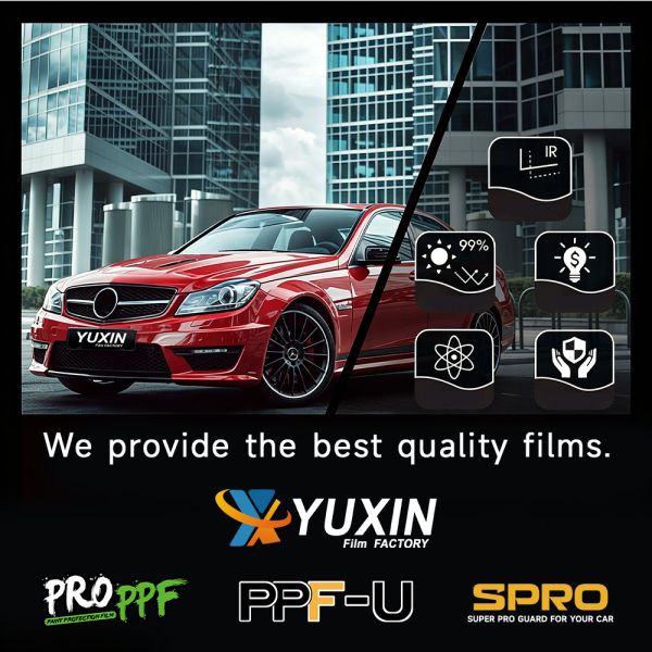 Wholesale Automotive Window Tint Skincare High Heat Insulation Nano Ceramic Magnetron Titanium Nitride PET Car Solar Film