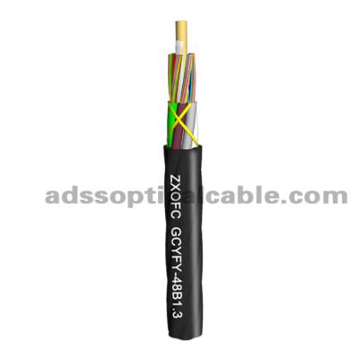 4*12 SM Gel Free Cable , MicroDuct Air Blowing G652d Fiber Optic Cable HDPE
