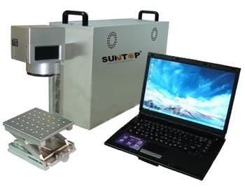 Portable Fiber Laser Marking Machine , Fiber Laser Etching Machine for Metal / Plastic