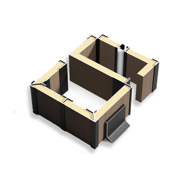 Anti Collision High Strength PVC Wall Panels Anti Impact Waterproof Commercial Project Board