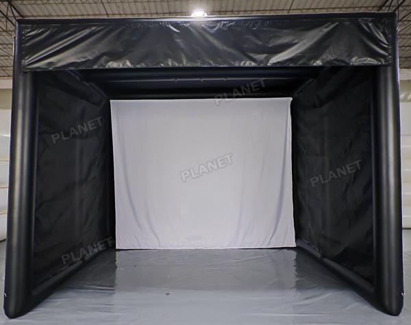 Custom Inflatable Golf Simulator Enclosure Pop up Tent for Training, Exhibition, and Sports Games