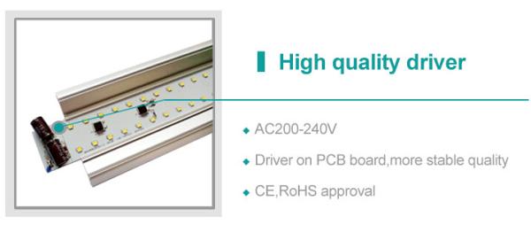 4ft 24*75*1200mm 40W Luz triproof led não dimmavel
