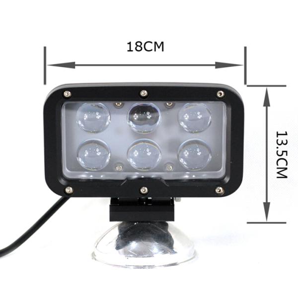 5400lm 6000K Car Cree Driving Lights , 60W CREE 7 Inch Off Road Led Lights