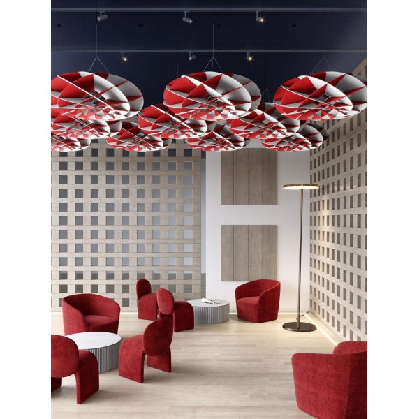 Home Decoration PET Acoustic Lighting Sound Absorption Eco-Friendly