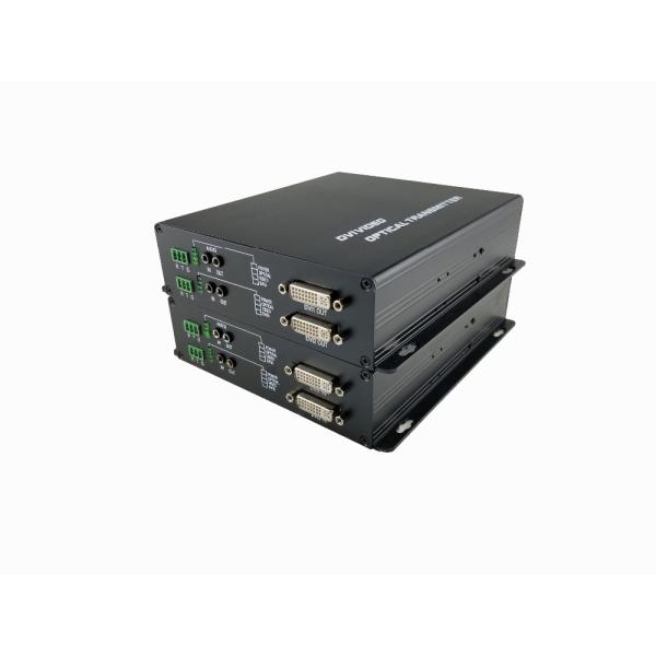 8 channel uncompressed DVI forward video to fiber converter + 8 ch  RS232+ 8 channel audio