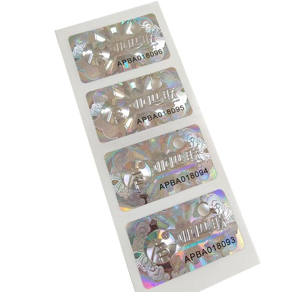 Custom logo Durable QR Code Anti-Anti-ounterfeiting Security Labels Stickers for Food High-Tech Packaging