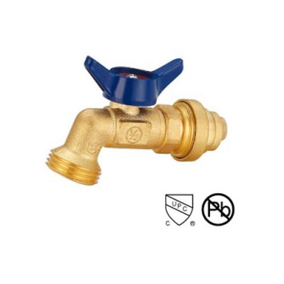 Brass Ball Valve Quick Connected Stop Valve With Aluminum Handle 1/2	3/4“	stop valve