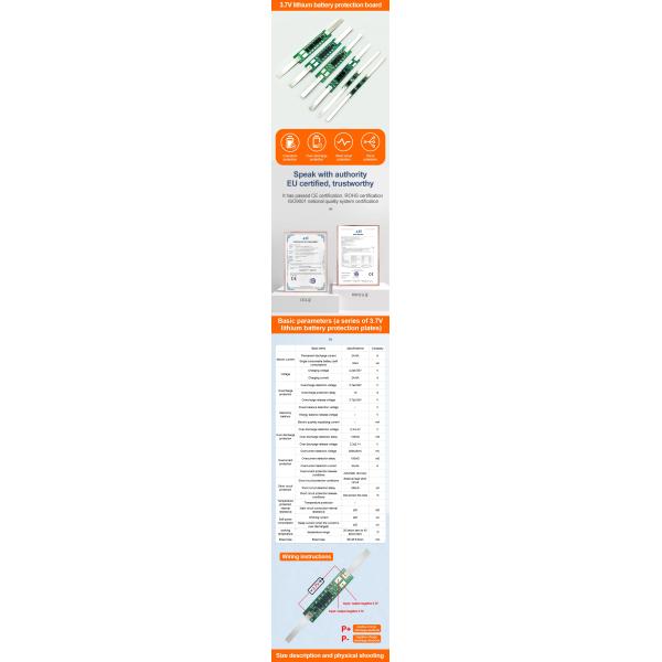 3.7V 18650 BMS PCBA Protection Plate Plus Nickel With Current 2-9a Battery Accessories