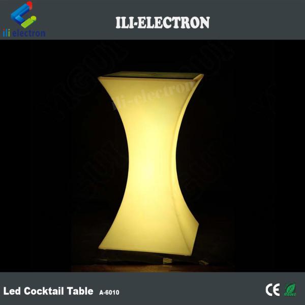 Rotational Moulding Plastic Modern Color Change Bar Furniture LED Table