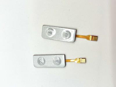 FPC Flex Circuit Two Tactile Metal Dome Switch com Conector ZIF de Pitch de 1,0 mm