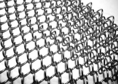 Rede de arame decorativa flexível, cortina Chain de aço inoxidável estável da malha