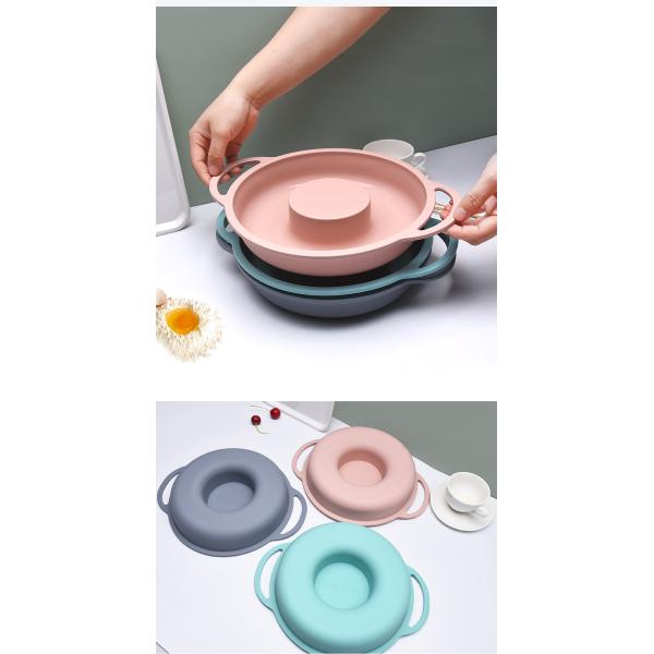 BPA Free Multifunctional Food Grade Silicone Round Cake Pan