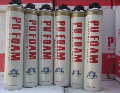 Fire Proof PU Foam Spray Can / Aerosol Polyurethane Foam Insulation B2 Grade