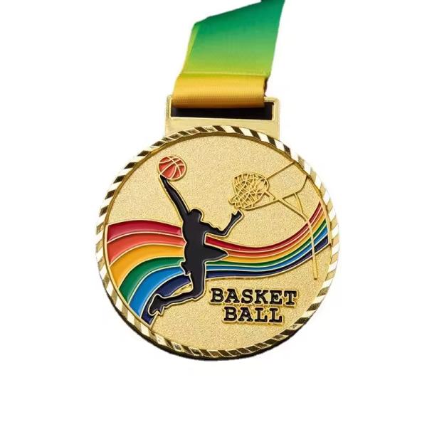 Médaille de sport 3D personnalisée en alliage de zinc avec impression UV