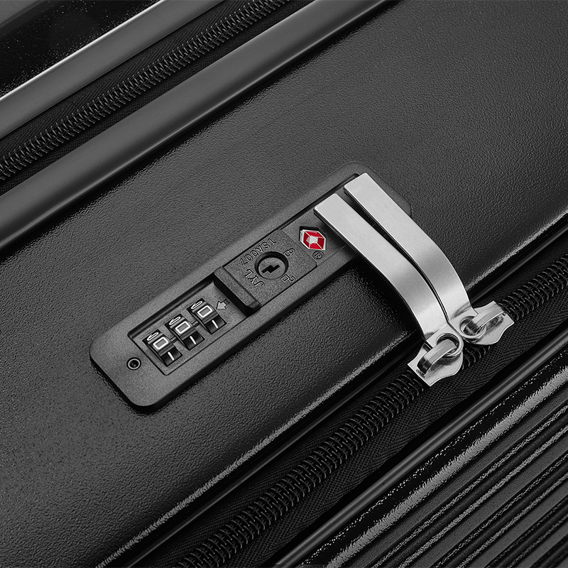 Unisex Hot Selling Front-Open Spinner Carry-On PC & ABS Explosion-Proof Zipper Aluminum Outdoor Travel Luggage Bag Packaging
