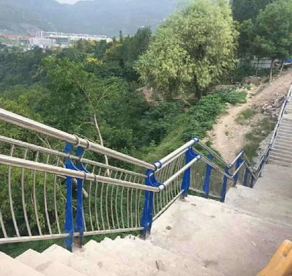 Indoor Balcony Safety Iron Stair Handrail Zinc Stainless Tubular Railings