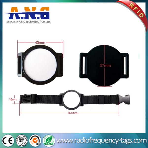 Nylon rfid wrist band , rfid concert wristbands / arm tag easy to take
