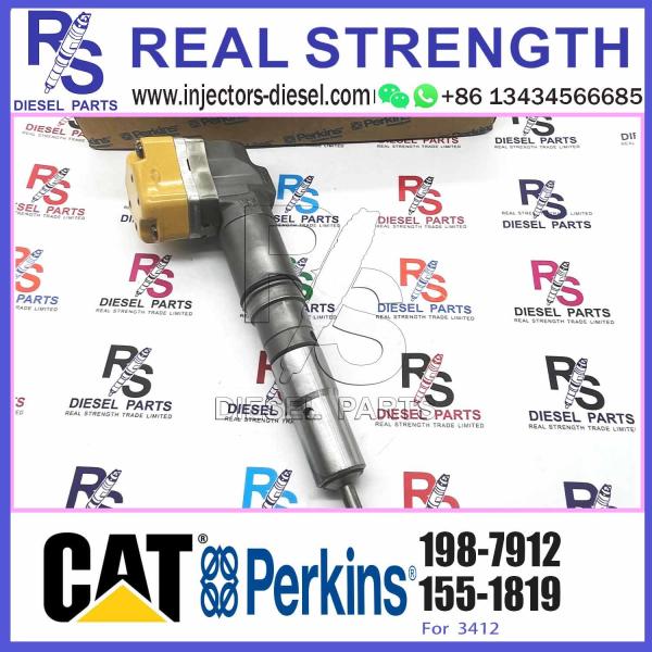 Excavator Spare Parts Diesel Fuel Injector 174-7526 198-6877 232-1166 198-7912 For Caterpillar 3412E 651E 657E 69D